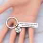 HOLLP Wedding Jewelry Stepdaughter Gift When I Married Your Dad I Gained A Daughter Keychain Bonus Daughter Gift from Stepmom