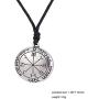 Solomon The Sixth Pentacle of Mars Pendant Necklace Talisman Jewelry (silver)
