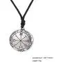 Solomon The Sixth Pentacle of Mars Pendant Necklace Talisman Jewelry (silver)