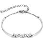 Cupimatch Butterfly Wrist Link Bracelet, Adjustable Stainless Steel Butterfly Charm Cuff Bangle Chain 8 Inch Fashion Jewelry for Women Girls