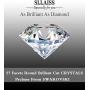 Sllaiss 925 Sterling Silver Moon&Star Necklace Pendant Lariat Y Necklace14K Gold Plated Jewelry for Women, Set with Swarovski Crystals