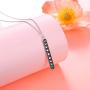 S925 Sterling Silver Crescent Moon Pendant Necklace for Women
