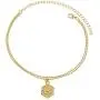 Initial Ankle Bracelets for Women Men, 18K Gold Silver Figaro Cuban Link Anklet Bracelet for Women Teen Girls, Custom Name Gold Anklet with Initials