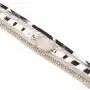 FANCY SHINY Leather Wrap Bracelet Boho Cuff Bracelets Crystal Bead Bracelet with Magnetic Clasp Jewelry Gifts for Women Teen Girls