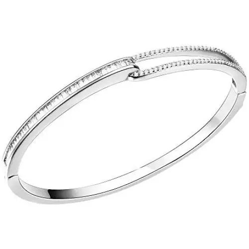 Lavencious Hinged Bangle Bracelet AAA Cubic Zirconia 7'' for Women Lavencious Hinged Bangle Bracelet AAA Cubic Zirconia 7'' for Women