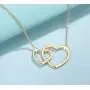 Agvana Heart Necklaces for Women Gold Plated Sterling Silver Cubic Zirconia CZ Interlock Love Dainty Pendant Necklace Anniversary Birthday Jewelry Valentines Day Gifts for Girls Her Wife Girlfriend Agvana Heart Necklaces for Women Gold Plated Sterling Silver Cubic Zirconia CZ Interlock Love Dainty Pendant Necklace Anniversary Birthday Jewelry Valentines Day Gifts for Girls Her Wife Girlfriend