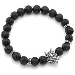 JJDreams 6-10 Pcs Leather Bracelets Set for Women Men Braided Wooden Beads Wrap Cuff Cord Adjustable