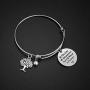 iJuqi Aunt Gift From Niece - Aunt Niece Bracelet, The Love Between An Aunt and Niece Is Forever, Aunt Birthday Gifts, Stainless Steel Aunt Jewelry Gift