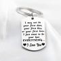 FUSTMW to My Man Keychain Husband Boyfriend Key Chain Gift I was a Little Late to Be Your First But I Want All of My Lasts to Be with You