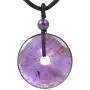 JUST IN STONES Gemstone 30mm Donut Beads Reiki Chakra Pendant Necklace Handmade Jewelry 22 Inch JUST IN STONES Gemstone 30mm Donut Beads Reiki Chakra Pendant Necklace Handmade Jewelry 22 Inch