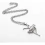 Fuqimanman2020 Ballerina Dance Pendant Necklace Jewelry Gifts Pink Color red Blue Green Fuqimanman2020 Ballerina Dance Pendant Necklace Jewelry Gifts Pink Color red Blue Green