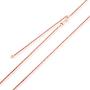 Sea of Ice Sterling Silver 1mm Sparkle Paillette Chain Adjustable Necklace for Women, Size 22'' Italy