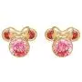 Disney Minnie Mouse 10K Gold Birthstone Stud Earrings, Disney Minnie Mouse 10K Gold Birthstone Stud Earrings,