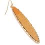 Bohemian Geometric Natural Wood Statement Earrings - Laser Cut Texture Ethnic Wooden Leaf, Teardrop, Moroccan Dangles