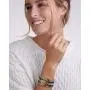 Highstreet Sterling Silver plated oval large hoop earrings for women | easy to wear and Hypoallergenic| silver or gold plated you choose | click top