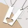 Fanery Sue 2PC Personalized Name Necklace Custom Engraved Matching Heart Puzzles Pendant Anniversary for Couples Best Friends Fanery Sue 2PC Personalized Name Necklace Custom Engraved Matching Heart Puzzles Pendant Anniversary for Couples Best Friends