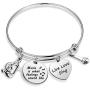 Eigso Music Themed Bracelet Music Charm Jewelry Music Lover Gifts Singer Gift Music Teacher Bracelet