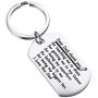 BEKECH Hockey Dad Gifts Ice Hockey Keychain Sport Dad Thank You Gift Dear Dad Thank You for Teaching Me to Skate Fathers Day Hockey Gifts for Dad from Daughter Son