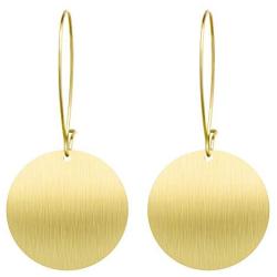 Jertom 14K Gold Plated Stud Earrings, Drop Dangle Long Earrings, Fashion Jewelry for Women Girls