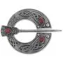 Penannular Brooch Pin for Women Viking Bow Harp Scarf Cloak Shawl Buckle Clasp Pin Brooch Lapel Girls Pirate Amulet Jewelry