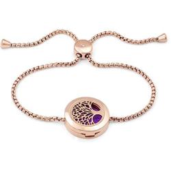 Adjustable Tree of Life Diffuser Bracelet