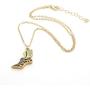 NOUMANDA Fashion Personalized Winged Shoes Pendant Necklace Charm Retro Jewelry