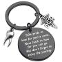 FUSTMW Dental Hygienist Keychain Gifts New Dentist Dental Graduation Gifts Dental Jewelry DH Student Dental Assistant Gift