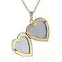 14k Gold Heart Locket Necklace with Diamond-Accent, 18'' 14k Gold Heart Locket Necklace with Diamond-Accent, 18''