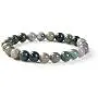 Natural Indian Agate Gemstone Bracelet 7 inch Stretchy Chakra Gems Stones Healing Crystal Birthday Gift GB8-31 Natural Indian Agate Gemstone Bracelet 7 inch Stretchy Chakra Gems Stones Healing Crystal Birthday Gift GB8-31