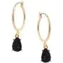 Humble Chic Simulated Druzy Hoop Earrings - Boho Teardrop Created Geode Stone Charm Dangle Drop Threader Loops for Women - Bohemian Sparkly Pendants Humble Chic Simulated Druzy Hoop Earrings - Boho Teardrop Created Geode Stone Charm Dangle Drop Threader Loops for Women - Bohemian Sparkly Pendants