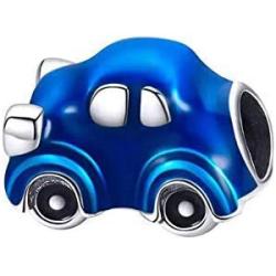 ABAOLALA Car Charm 925 Sterling Silver Toy car Charm Automobile Beads for Pandora Bracelet & Necklace