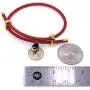 18K Gold Plated Saint Benedict Red String Bracelet Adjustable Charm Genuine Jetstone 18K Gold Plated Saint Benedict Red String Bracelet Adjustable Charm Genuine Jetstone