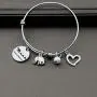 G-Ahora Mama Elephant Bracelet Keychain Necklace Mama and Baby Elephant Jewelry Elephant Gift for Mom New Mommy