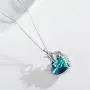 JUSTKIDSTOY Unicorn Necklace Jewelry 925 Sterling Silver Unicorn Pendant Necklace with Crystal Birthday Gifts for Women Girls JUSTKIDSTOY Unicorn Necklace Jewelry 925 Sterling Silver Unicorn Pendant Necklace with Crystal Birthday Gifts for Women Girls