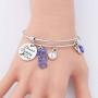 UJIMS Finer Women Bracelet 1920 Sorority Jewelry Blessed Birthday Diva Bangle Gifts for Women Girl Greek Sorority Paraphernalia Jewelry (1920 Sorority Bracelet)