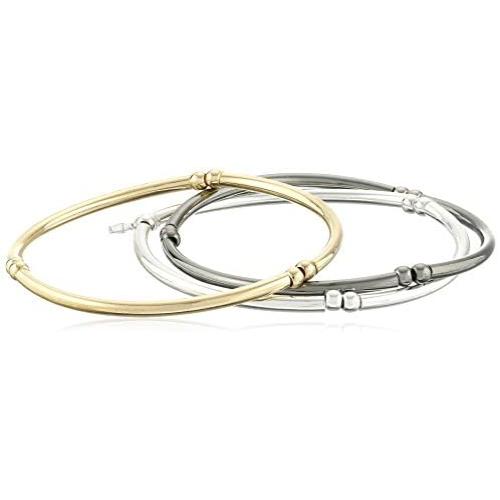 NINE WEST ''Classics Tri-Tone Trio Stretch Bracelet
