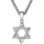 Stainless Steel Star of David Pendant Necklace, Unisex, 24'' Link Chain, hhp010 Stainless Steel Star of David Pendant Necklace, Unisex, 24'' Link Chain, hhp010