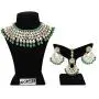 MUCH-MORE Indian Bollywood Bridal Choker Necklace Gold Plated Party Wear Ethnic Wedding Jewelry Set for Women MUCH-MORE Indian Bollywood Bridal Choker Necklace Gold Plated Party Wear Ethnic Wedding Jewelry Set for Women