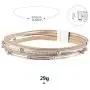 GelConnie Leather Cuff Bracelets Gorgeous Boho Beads Wrap Bracelet Magnetic Multi Strand Bracelets Bohemian Jewelry for Women, Wife