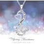 Ado Glo Mother’s Day Mom Gifts, I Love You for Always and Forever Infinity Heart Pendant Necklace, Women Girls Birthday Anniversary Wedding Jewelry, to Daughter, Sister, Girlfriend
