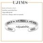 UJIMS Appreciation Gift There is No Luck There is Only Work Bracelet Employee Coworker Gift Thank You Social Worker Jewelry