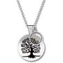 Uloveido Stainless Steel Tree of Life Pendant Mustard Seed Necklaces Bead Chain Christain Jewelry Gifts for Family Members Y765