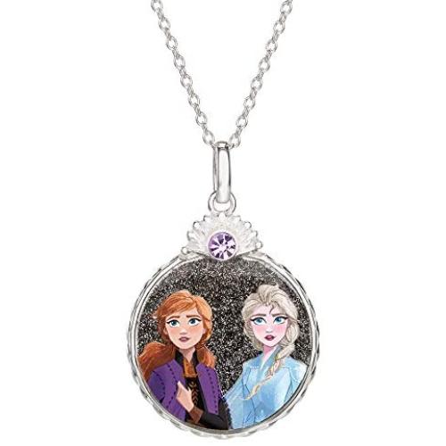 Disney Frozen 2 Sterling Silver Pendant Necklace, 18''