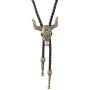 Bfiyi Native Indian Bolo Tie Western Necklace Rodeo Cowboy Necktie Burgundy Jewelry for Men, Women