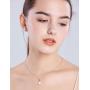 Opal Necklace Sterling Silver Teardrop Pendant October Birthstone Jewelry for Women 18 inch