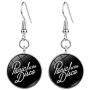 Panic! at The Disco Band Logo Moon Pendant Necklace, Earrings, Bracelet, Charms Gift (A)
