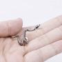HONGTU Snake Earring Cuff Wraps Ear Clips No Piercing Women Girls Viper Fake Cheater Cartilage Helix Jewelry