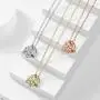 DHQH Bridesmaids Necklace GiftsCubic Zirconia Knot Pendant Bridesmaid Necklace for Women I Couldn’t Tie a Knot Without You Wedding Proposal Necklaces Jewelry(Rose Gold/Silver)