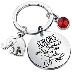 UJIMS Delta Sigma Theta Sorority Paraphernalia Jewelry Funny Sisterhood Keychain Sorors Make The Best Of Friend Gift for Her Greek Inspired Sorority Gift