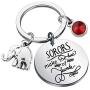 UJIMS Delta Sigma Theta Sorority Paraphernalia Jewelry Funny Sisterhood Keychain Sorors Make The Best Of Friend Gift for Her Greek Inspired Sorority Gift